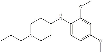 N-(2,4-dimethoxyphenyl)-1-propylpiperidin-4-amine Struktur