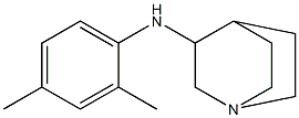 N-(2,4-dimethylphenyl)-1-azabicyclo[2.2.2]octan-3-amine Struktur