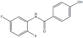 N-(2,5-difluorophenyl)-4-hydroxybenzamide Struktur