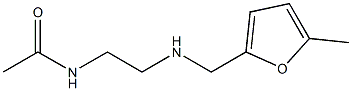 N-(2-{[(5-methylfuran-2-yl)methyl]amino}ethyl)acetamide Struktur