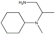 N-(2-amino-1-methylethyl)-N-cyclohexyl-N-methylamine Struktur