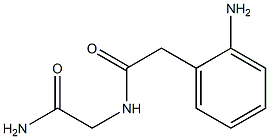 N-(2-amino-2-oxoethyl)-2-(2-aminophenyl)acetamide Struktur