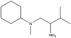 N-(2-amino-3-methylbutyl)-N-methylcyclohexanamine Struktur