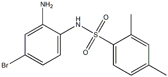 N-(2-amino-4-bromophenyl)-2,4-dimethylbenzene-1-sulfonamide Struktur