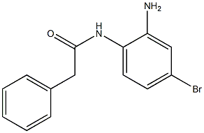 N-(2-amino-4-bromophenyl)-2-phenylacetamide Struktur