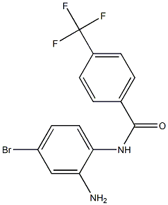 N-(2-amino-4-bromophenyl)-4-(trifluoromethyl)benzamide Struktur