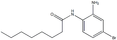 N-(2-amino-4-bromophenyl)octanamide Struktur