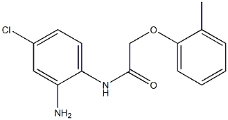 N-(2-amino-4-chlorophenyl)-2-(2-methylphenoxy)acetamide Struktur