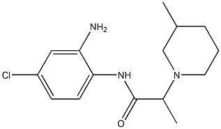 N-(2-amino-4-chlorophenyl)-2-(3-methylpiperidin-1-yl)propanamide Struktur