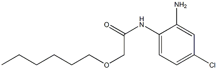 N-(2-amino-4-chlorophenyl)-2-(hexyloxy)acetamide Struktur