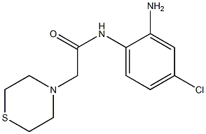 N-(2-amino-4-chlorophenyl)-2-(thiomorpholin-4-yl)acetamide Struktur