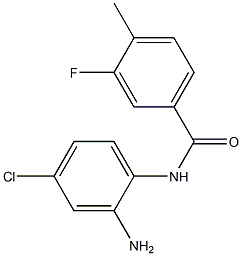 N-(2-amino-4-chlorophenyl)-3-fluoro-4-methylbenzamide Struktur