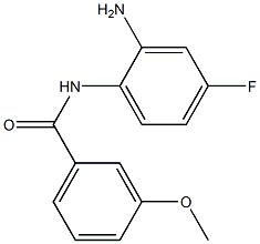 N-(2-amino-4-fluorophenyl)-3-methoxybenzamide Struktur