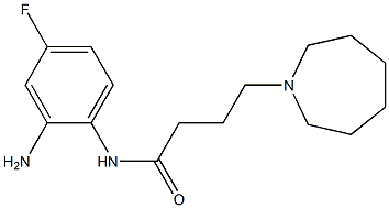 N-(2-amino-4-fluorophenyl)-4-azepan-1-ylbutanamide Struktur