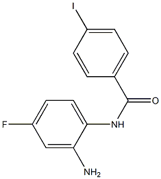 N-(2-amino-4-fluorophenyl)-4-iodobenzamide Struktur