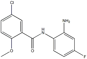 N-(2-amino-4-fluorophenyl)-5-chloro-2-methoxybenzamide Struktur