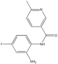 N-(2-amino-4-fluorophenyl)-6-methylnicotinamide Struktur