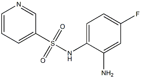 N-(2-amino-4-fluorophenyl)pyridine-3-sulfonamide Struktur