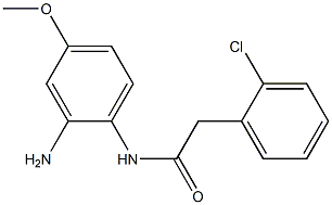 N-(2-amino-4-methoxyphenyl)-2-(2-chlorophenyl)acetamide Struktur