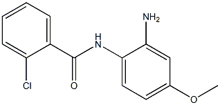 N-(2-amino-4-methoxyphenyl)-2-chlorobenzamide Struktur