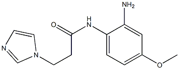 N-(2-amino-4-methoxyphenyl)-3-(1H-imidazol-1-yl)propanamide Struktur