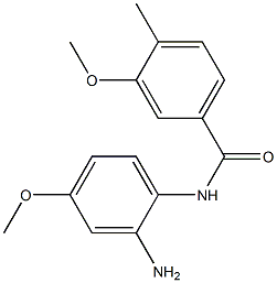 N-(2-amino-4-methoxyphenyl)-3-methoxy-4-methylbenzamide Struktur