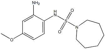 N-(2-amino-4-methoxyphenyl)azepane-1-sulfonamide Struktur