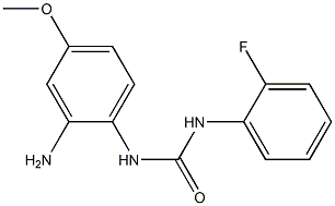 N-(2-amino-4-methoxyphenyl)-N'-(2-fluorophenyl)urea Struktur