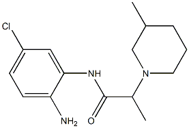 N-(2-amino-5-chlorophenyl)-2-(3-methylpiperidin-1-yl)propanamide Struktur