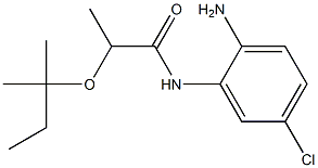 N-(2-amino-5-chlorophenyl)-2-[(2-methylbutan-2-yl)oxy]propanamide Struktur