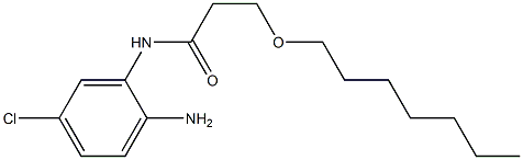 N-(2-amino-5-chlorophenyl)-3-(heptyloxy)propanamide Struktur