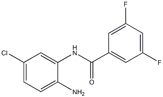 N-(2-amino-5-chlorophenyl)-3,5-difluorobenzamide Struktur