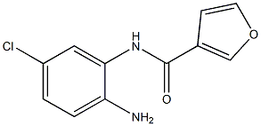 N-(2-amino-5-chlorophenyl)-3-furamide Struktur