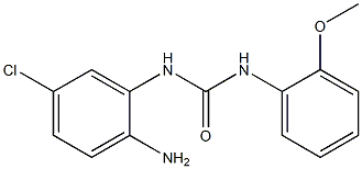 N-(2-amino-5-chlorophenyl)-N'-(2-methoxyphenyl)urea Struktur