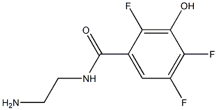 N-(2-aminoethyl)-2,4,5-trifluoro-3-hydroxybenzamide Struktur