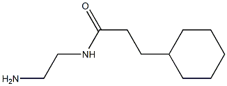 N-(2-aminoethyl)-3-cyclohexylpropanamide Struktur