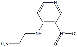 N-(2-aminoethyl)-3-nitropyridin-4-amine Struktur