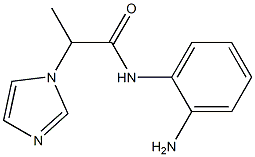 N-(2-aminophenyl)-2-(1H-imidazol-1-yl)propanamide Struktur