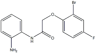 N-(2-aminophenyl)-2-(2-bromo-4-fluorophenoxy)acetamide Struktur