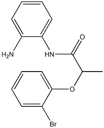 N-(2-aminophenyl)-2-(2-bromophenoxy)propanamide Struktur