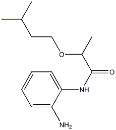 N-(2-aminophenyl)-2-(3-methylbutoxy)propanamide Struktur