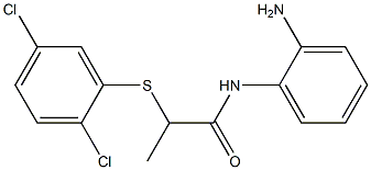 N-(2-aminophenyl)-2-[(2,5-dichlorophenyl)sulfanyl]propanamide Struktur