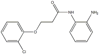 N-(2-aminophenyl)-3-(2-chlorophenoxy)propanamide Struktur