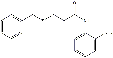 N-(2-aminophenyl)-3-(benzylsulfanyl)propanamide Struktur