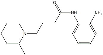 N-(2-aminophenyl)-4-(2-methylpiperidin-1-yl)butanamide Struktur