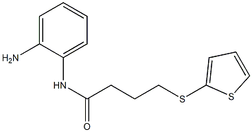 N-(2-aminophenyl)-4-(thiophen-2-ylsulfanyl)butanamide Struktur