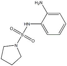 N-(2-aminophenyl)pyrrolidine-1-sulfonamide Struktur