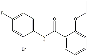 N-(2-bromo-4-fluorophenyl)-2-ethoxybenzamide Struktur