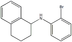 N-(2-bromophenyl)-1,2,3,4-tetrahydronaphthalen-1-amine Struktur