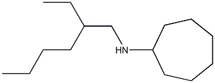 N-(2-ethylhexyl)cycloheptanamine Struktur